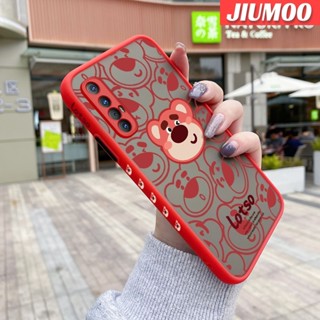 เคสโทรศัพท์มือถือ ซิลิโคนนิ่ม ใส กันกระแทก ลายหมีสตรอเบอร์รี่ สําหรับ OPPO Reno 3 Pro 4G Reno 3 Pro 5G Find X2 Neo