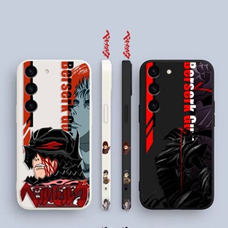 เคสโทรศัพท์มือถือ ซิลิโคน ลายอะนิเมะ Berserk Guts Warrior Side สําหรับ Samsung Galaxy S23 S22 S21 S20 FE Ultra Plus S10 S10E S9 S8 Lite Plus 5G