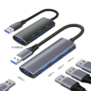 4 in 1 ฮับ USB-A USB C เป็น USB 2.0 3.0 ความเร็วสูง สําหรับ Mac แล็ปท็อป คอมพิวเตอร์