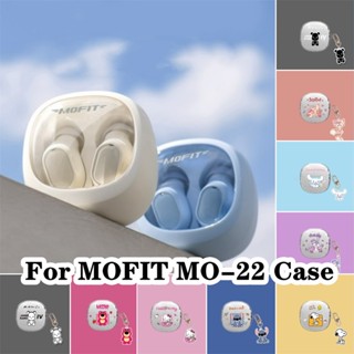 【Ĕĕ】เคสหูฟัง แบบนิ่ม แบบใส ลายการ์ตูน สําหรับ MOFIT MO-22 MOFIT MO-22