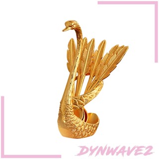 [Dynwave2] ที่วางช้อนกาแฟ รูปหงส์ สําหรับตกแต่งร้านอาหาร