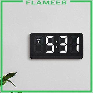 [Flameer] นาฬิกาปลุกดิจิทัลตั้งโต๊ะ LED สําหรับห้องโถง ห้องเรียน ข้างๆ