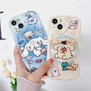 Lwy เคสโทรศัพท์มือถือแบบนิ่ม ลาย Cinnamoroll สําหรับ Samsung Galaxy S23 Ultra S23+ S22 Ultra S22+ S21+ plus S21 Ultra S21 FE S20 FE A13 A14 A34 A54 A24