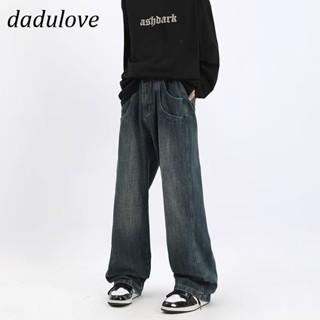 DaDulove💕 New American Ins High Street Retro Jeans Niche High Waist Wide Leg Pants Large Size Trousers