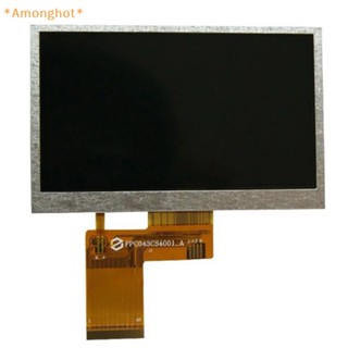 Amonghot&gt; อะไหล่หน้าจอมอนิเตอร์ LCD TFT 40 Pins HD 480*272 4.3 นิ้ว สําหรับรถยนต์