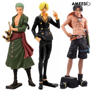 โมเดลฟิกเกอร์ อนิเมะ One Piece Zoro Sanji Ace สําหรับตกแต่งบ้าน