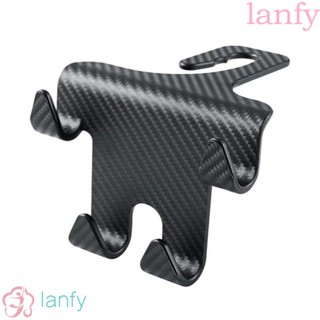 LANFY ตะขอแขวนถุงขยะ ติดพนักพิงศีรษะ ด้านหลังเบาะรถยนต์ สําหรับจัดระเบียบ