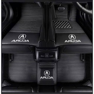 พรมหนัง กันน้ํา ทําความสะอาดง่าย สําหรับพวงมาลัยรถยนต์ Acura RL TL TLX ZDX