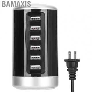 Bamaxis US Plug 100&amp; 8209;240V 6 Ports USB Tower Charging Station 30W Rapid