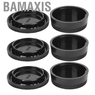 Bamaxis 3pcs Compact Hard Dustproof  Body Lens Cover For F Mount Cameras FOD