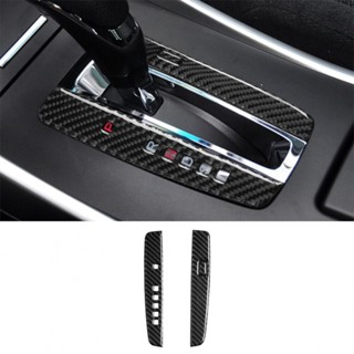 ⚡READYSTOCK⚡Shifter Cover Trim Shifter Cover Trim Black Brand New Carbon Fiber 2pcs