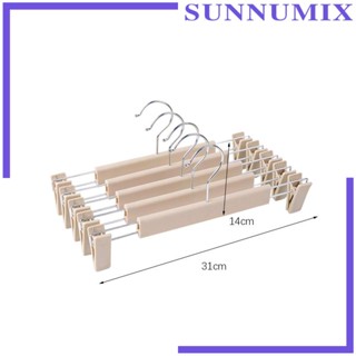 [Sunnimix] ไม้แขวนเสื้อ กางเกงยีน ผ้าขนหนู เนคไท 5 ชิ้น