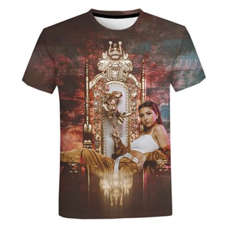 เสื้อยืด พิมพ์ลาย Eva Queen สไตล์ฮาราจูกุ แฟชั่นสตรีท