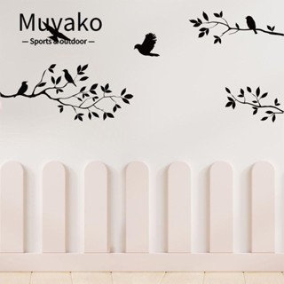 MUVAKO สติกเกอร์รูปลอก ติดผนัง สไตล์โมเดิร์น ลอกออกได้ สําหรับห้องนอน