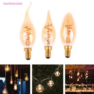 [technicolor] ใหม่ หลอดไฟทังสเตน LED หรี่แสงได้ ST64 แนวเรโทร สําหรับตกแต่งโคมไฟระย้า E27