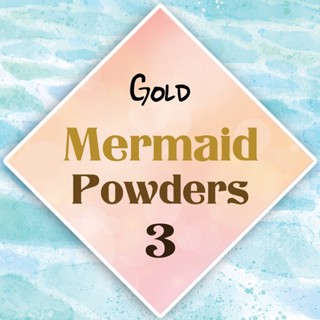 ผงเกร็ดนางเงือก Mermaid Powder #3 Gold สีเหลือบทอง