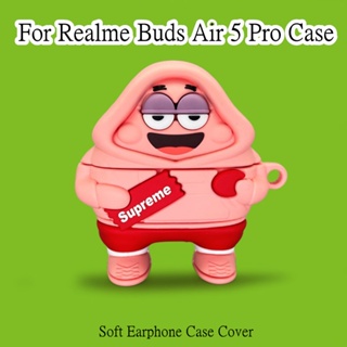 【แหล่งจ่ายไฟโดยตรง】เคสหูฟัง แบบนิ่ม กันกระแทก ลายการ์ตูน สําหรับ Realme Buds Air 5 Pro 5 Pro