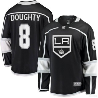 Yp2 NHL เสื้อยืดแขนยาว พิมพ์ลาย Los Angeles Kings Jersey Drew Doughty พลัสไซซ์ PY2