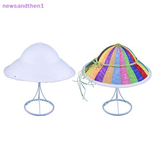 Newsandthen1 หมวกฟางเปล่า ลายกราฟฟิติ สําหรับเด็กอนุบาล DIY