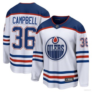 Hq1 NHL Edmonton Oilers Jersey Campbell Draisaitl เสื้อยืด แขนยาว พลัสไซซ์ QH1