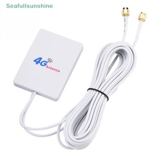 Seaf&gt; ใหม่ เสาอากาศขยายสัญญาณเครือข่าย 4G LTE SMA ตัวผู้ สําหรับเราเตอร์ BI577
