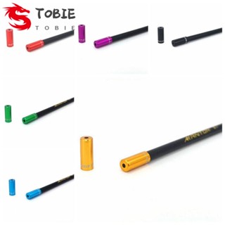 Tobie ฝาครอบสายเบรกจักรยาน อลูมิเนียม น้ําหนักเบา 4 มม. 5 มม. 5 ชิ้น