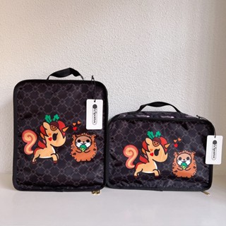 Lesportsac 1436 กระเป๋าใส่เสื้อผ้า ขนาดเล็ก สไตล์แนวตั้ง