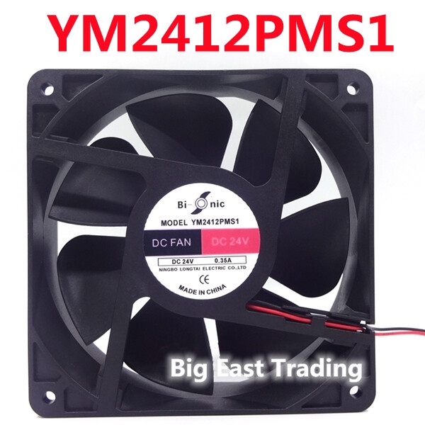พัดลมระบายความร้อน คุณภาพสูง YM2412PMS1 DC24V 0.35A 12038 1 ชิ้น