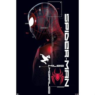 โปสเตอร์ Marvels Spider man Morales-miles แบบไม่มีกรอบ สําหรับตกแต่งผนัง