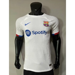 เสื้อกีฬาแขนสั้น ลายทีม Barcelona 2023-24 Player Edition ชุดเยือน