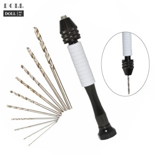 ⭐READY STOCK ⭐Practical Hand Drill and 10pcs Drill Bits Set Ideal for Various DIY Applications