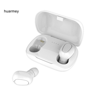 Huarmey L21 ชุดหูฟังสเตอริโอไร้สาย บลูทูธ 50 สําหรับเล่นกีฬา