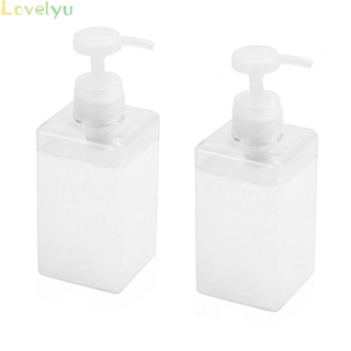 ⭐READY STOCK ⭐Bathroom Kitchen Soap Dispenser - Set of 2 450ml Refillable Clear Pump Bottles