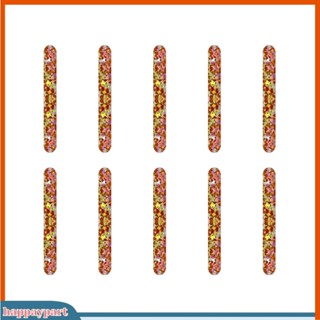 Happaypart|  แม่พิมพ์แท่งอะคริลิค น้ําหนักเบา แบบพกพา สําหรับทําไอศกรีม 10 ชิ้น