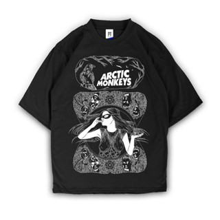 Kaos band ARCTIC MONKEYS เสื้อยืด baju Premium pria wanita ARTIC MONKEY TAG MERCHONS