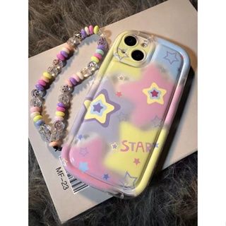 เคสโทรศัพท์มือถือ ลายดาว พร้อมสายคล้อง สําหรับ Samsung Galaxy S23 S22 S20 FE S21 Ultra 10 Plus Note 10 Pro 20 Ultra