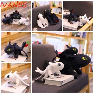 Ivanes ตุ๊กตาฟิกเกอร์การ์ตูนมังกร How To Train Your Dragon How To Train Your Dragon 3 ซี่ ขนาด 20 27 35 ซม. ของเล่นสําหรับเด็ก