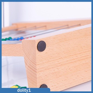 [Dolity1] ลูกคิดไม้ 7 แถว สําหรับเด็กอนุบาล