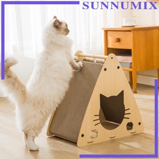 [Sunnimix] บ้านแมว แบบกระดาษแข็ง ขนาดใหญ่ ขนาดกลาง สําหรับกระต่าย คิตตี้