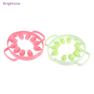 Brightstar ใหม่ ลูกกลิ้งพลาสติก สําหรับนวดขา ผ่อนคลาย เล่นโยคะ