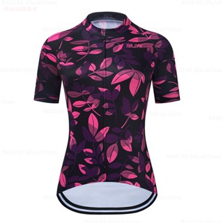 Raudax  Bicycle Team Cycl Clothing for Women Summer T-shirt Cycling Clothes Feminina MTB Road Cycling Jerseys