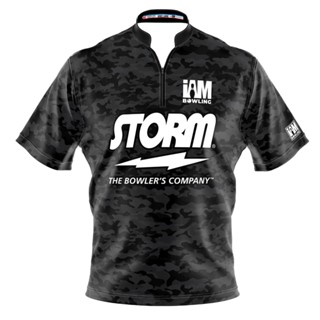 Storm DS เสื้อโปโล แขนสั้น พิมพ์ลายโบว์ลิ่ง 2044-ST 3D