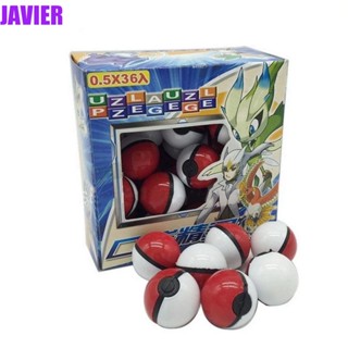 JAVIER โมเดลตุ๊กตาฟิกเกอร์ Pokeball Pokemon ของเล่นสําหรับเด็ก 36 ชิ้น