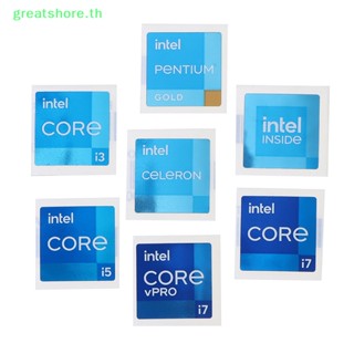 Greatshore สติกเกอร์ CPU 11 Generation i3 i5 i7 VPRO INSIDE สําหรับติดตกแต่งแล็ปท็อป 5 ชิ้น