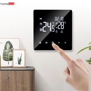 Tuya WiFi Smart Thermostat, เครื่องทำความร้อนใต้พื้นไฟฟ้าอุณหภูมิหม้อต้มน้ำควบคุมระยะไกลสำหรับ Google Home, Alexa Yandex homelove