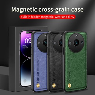 เคสโทรศัพท์มือถือหนังนิ่ม กันกระแทก สีพื้น หรูหรา สําหรับ Realme 11 Pro Plus Pro+ 5G