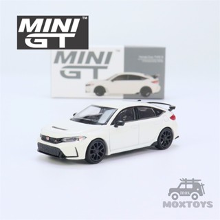  โมเดลรถยนต์ ขนาดเล็ก GT 1:64 Honda Civic Type R Championship White 2023 LHD Diecast