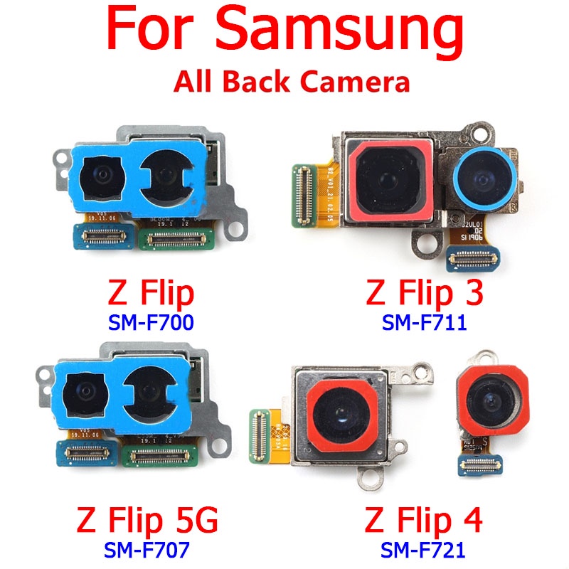 แท้ โมดูลกล้องหลัง สําหรับ Samsung Z Flip 3 4 5G Flip4 F707 F700 F711 F721