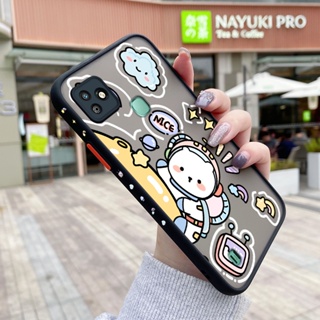 เคสโทรศัพท์มือถือแบบแข็ง ใส กันกระแทก ลายการ์ตูนอวกาศ มีลายด้านข้าง สําหรับ Infinix Smart HD 2021