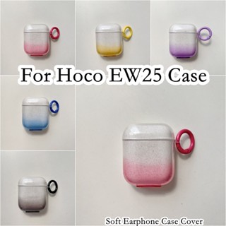 【Yoshida】เคสหูฟัง แบบนิ่ม ไล่โทนสี สําหรับ Hoco EW25 Hoco EW25